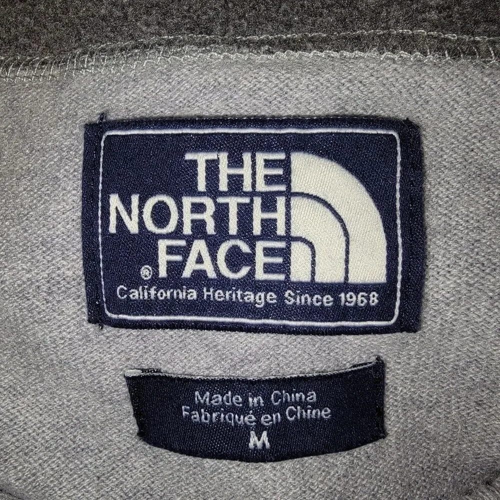 The North Face wool blend mock neck men's pullover medium